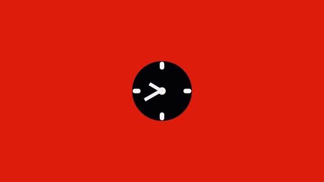 Clock Symbol Animation Loop