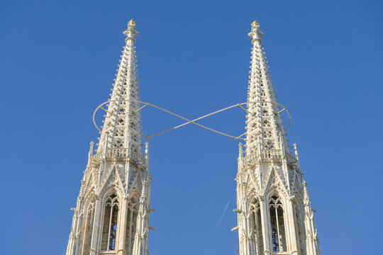 Votivkirche, Rooseveltplatz, Wien, &Ouml;sterreich