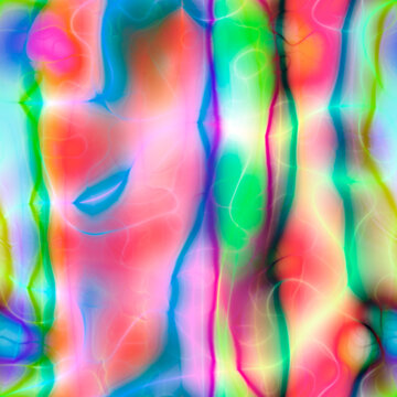 Seamless pattern of iridescent rainbow holographic backdrop. Grunge filter.