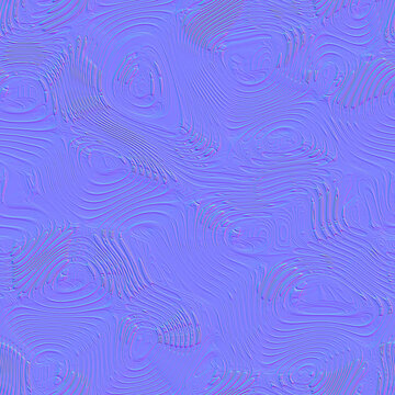 Abstract Fluid Topography Normal Map for PBR Surface Detail