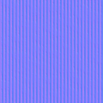 Technical Corrugated Vertical Stripe Normal Map