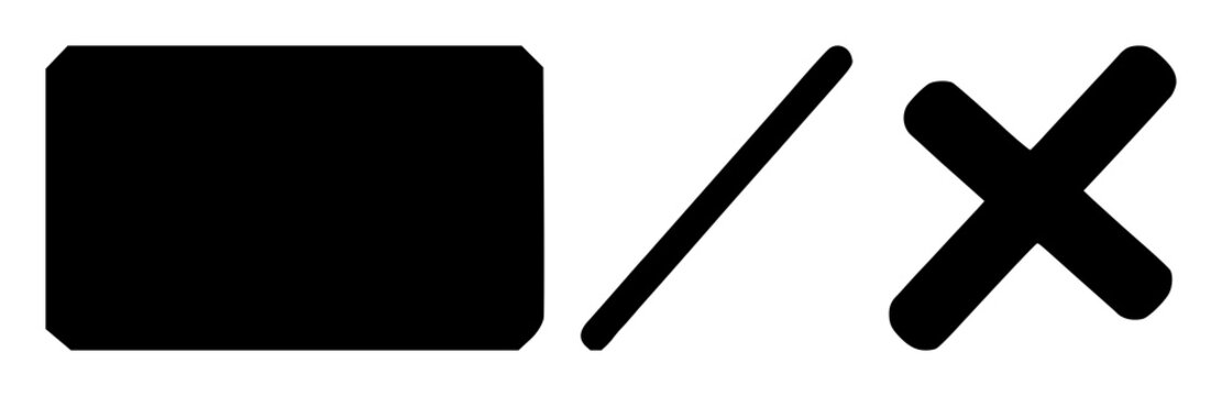 Minus icon set with solid black design on white background featuring subtract, dash, negative symbol with minimalist and simple graphics