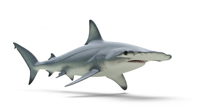 Great White Shark Swimming Ocean Predator