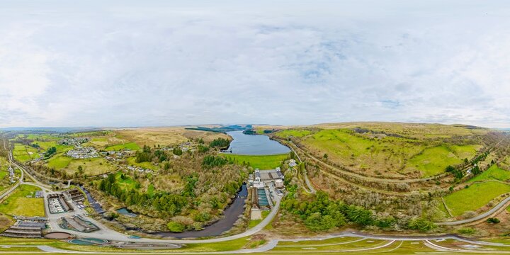 Mesthyc Tydfil, Pontstill Reservoir, Wales, UK, mavic 4 pro, A2, CAA, UK