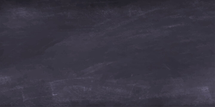 A dark vintage grunge blackboard texture background with a blank rough chalkboard surface and a dusty gray chalk frame design for a textured wall backdrop