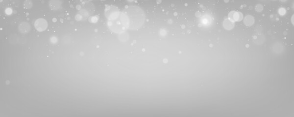 Bright PNG bokeh glow with smooth white gradient light. Floating circles add soft dynamic effect. Minimal elegant design composition. © kleinstock