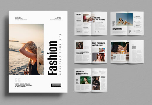 Modern Fashion Magazine Template