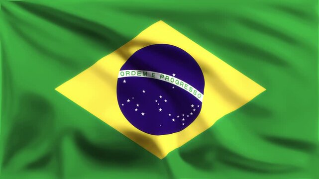 Brazil flag loop animation