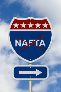 North American Free Trade Agreement sign