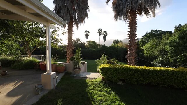 view of patio, private residence, Stanford, South Africa
