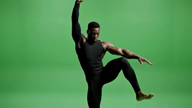 Athlete sprinting on green track with dynamic motion blur running speed