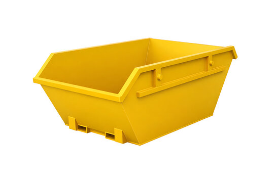 Heavy Duty Metal Construction Site Skip Container for Waste Management and Industrial Disposal Applications