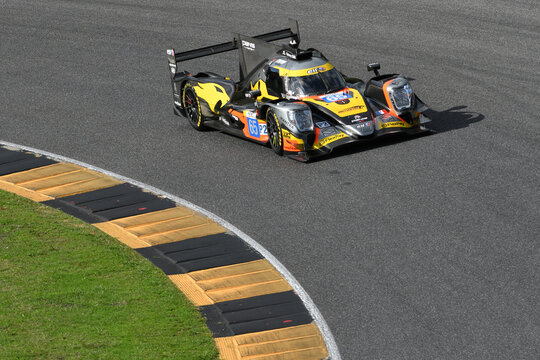 Scarperia, Italy - September 29th 2024: Oreca 07 Gibson of team PANIS RACING drive by MALDONADO-MILESI-LECLERC in action during 4h of Mugello.