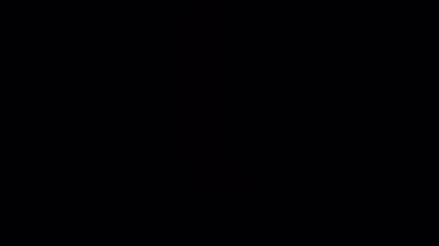 Low Warm Orange Smoke Drifting on Black Background Cinematic Animation