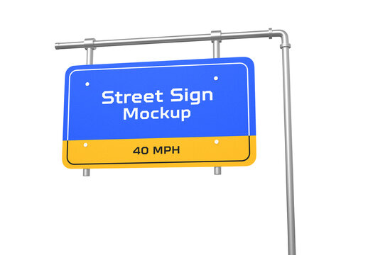 Street Sign Mockup