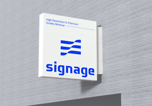 Stand Sign Mockup