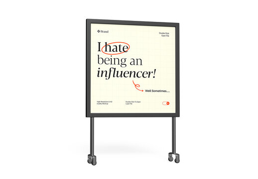Stand Banner Mockup