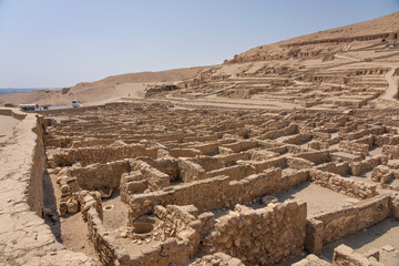 Obraz premium Deir el Medina, Luxor, Egypt.