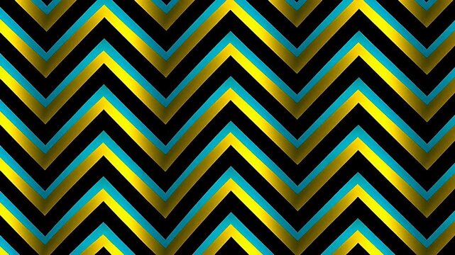 Pop art graphics blue and yellow herringbone pattern abstract background