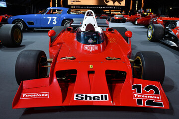 Fototapeta premium Scarperia, Italy - October 24th 2025: Ferrari 312 B3 