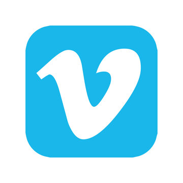 vimeo icon. vimeo isolated. vimeo png