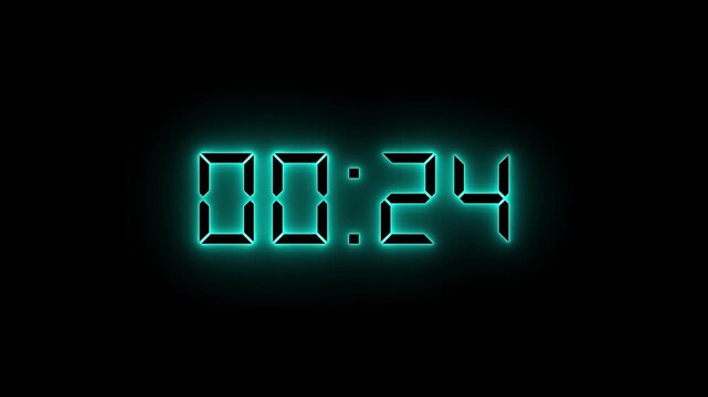 30 seconds to go countdown, match timer countdown Motion Graphic 4k animation video.