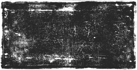 Naklejka premium Dark grunge texture overlay with scratch and dust effect