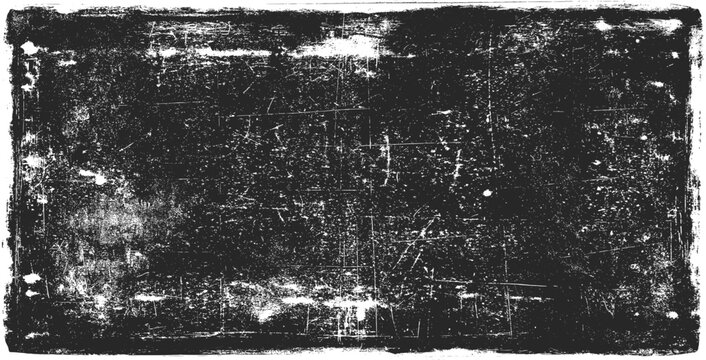 Dark grunge texture overlay with scratch and dust effect