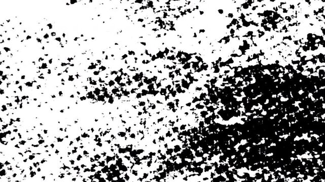 Halftone grunge noise texture in black and white for abstract background design