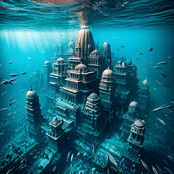 Dwarka was the capital of Lord Krishna's kingdom, under water