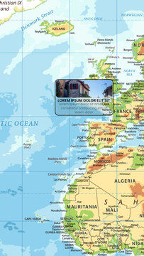 Vertical Map Search Location Pin Drop 07
