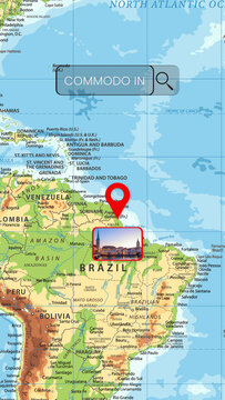 Vertical Map Search Location Pin Drop 08