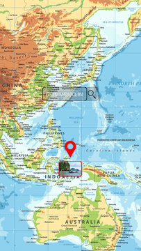Vertical Map Search & Location Pin Drop 08
