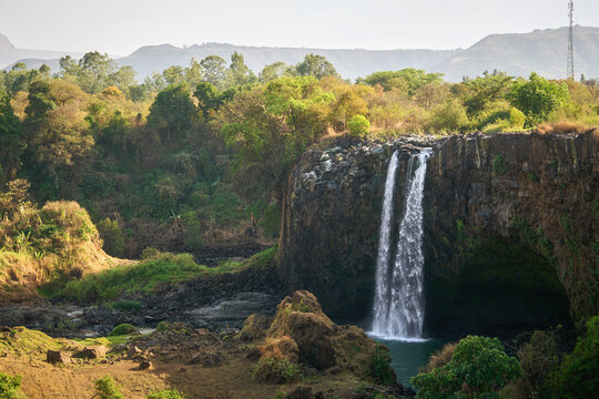 Tis Abay or Blue Nile Falls in Amhara Region of Ethiopia