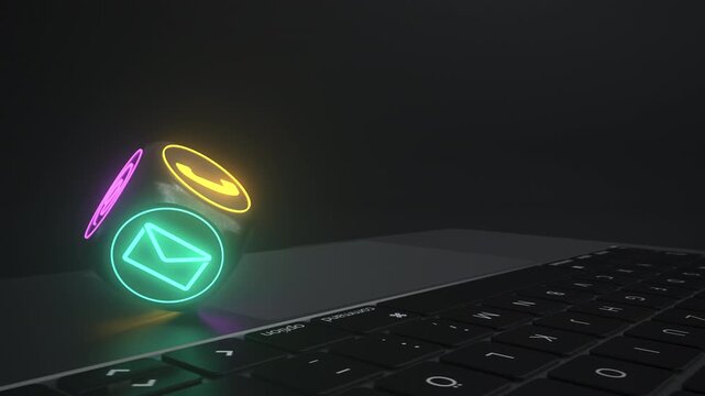 4k Video Contact Online. ProRes 4444. Endless Loop