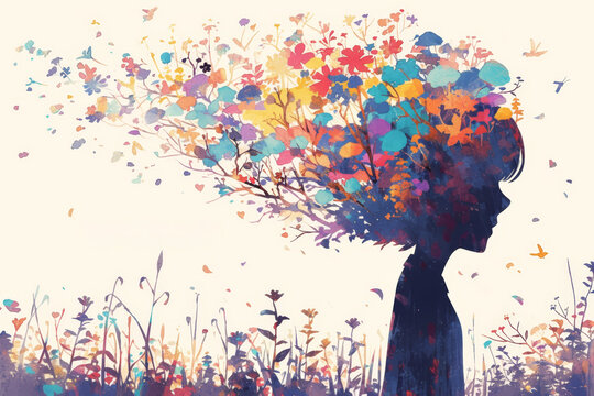 The mind is like an garden, which can be filled with beautiful and peaceful trees or ugly plants