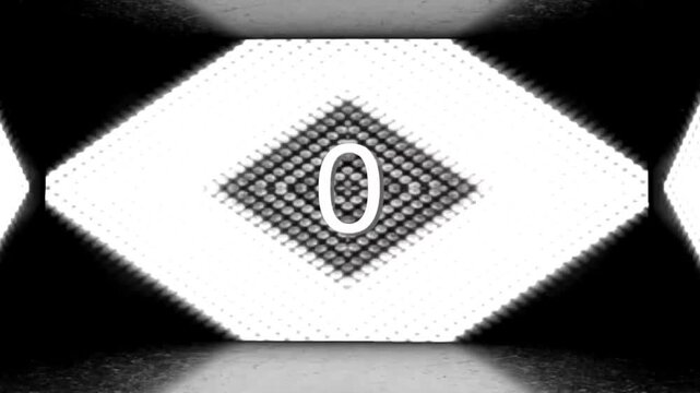 black and white Numbers 