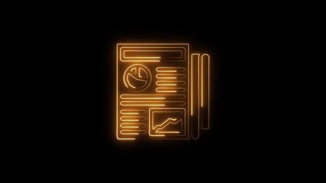 Neon glowing email interface a modern digital communication symbol representing connectivity and information exchange