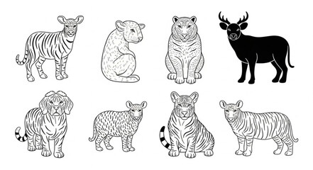 wild animals collection © bakul