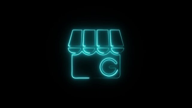 Neon glowing roller coaster cars and a 'g' thrilling amusement park ride visuals
