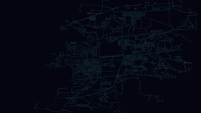 Tangerang, Indonesia, City Infrastructure Expansion Animation, Urban Visualization Technology