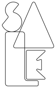 Sale modern background design stroke element