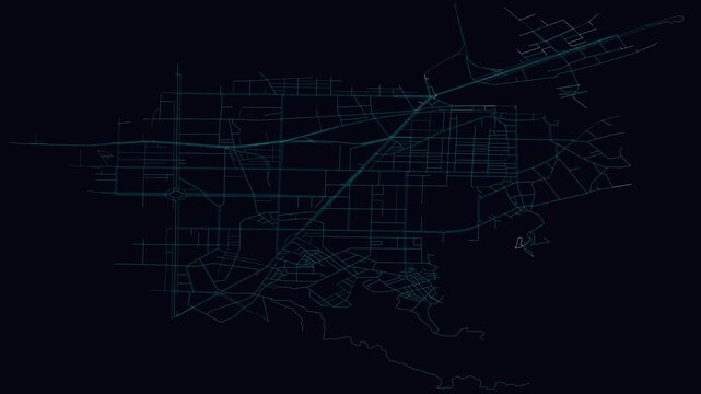 Taipei, Taiwan, City Infrastructure Expansion Animation, Urban Visualization Technology