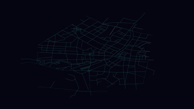 Puning, China, City Infrastructure Expansion Animation, Urban Visualization Technology