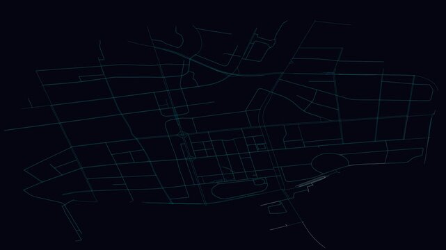 Nantong, China, City Infrastructure Expansion Animation, Urban Visualization Technology