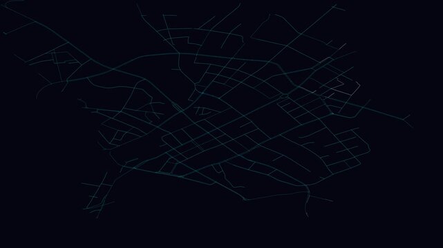 Minsk, Belarus, City Infrastructure Expansion Animation, Urban Visualization Technology