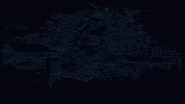 Konya, Turkey, City Infrastructure Expansion Animation, Urban Visualization Technology