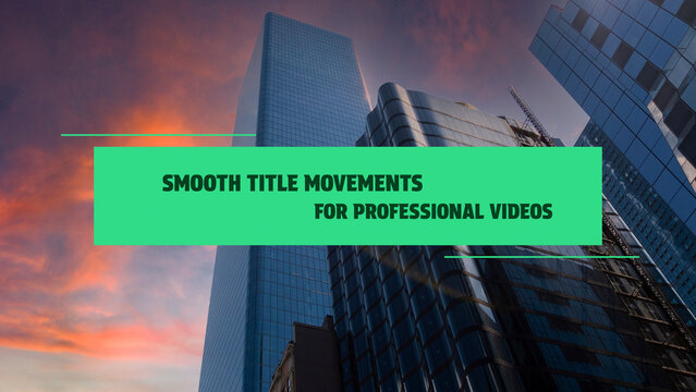 Modern and Clean Text Animations for Corporate Videos