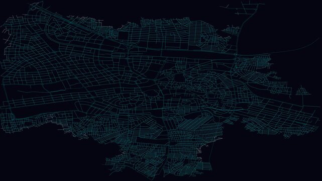 Gaziantep, Turkey, City Infrastructure Expansion Animation, Urban Visualization Technology