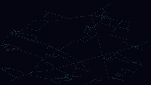 Ghāziābād, India, City Infrastructure Expansion Animation, Urban Visualization Technology